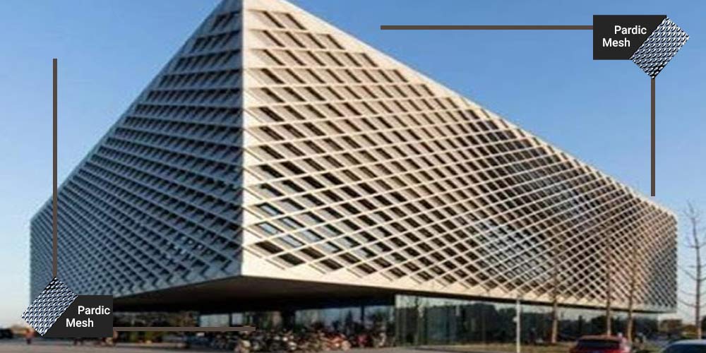نمای دکوراتیو ساختمان با اکسپندد متال
