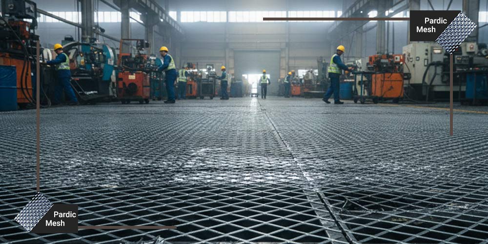 کاربرد اکسپندد متال در کف | پاردیک مش