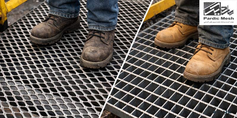 اکسپندد متال بهتر است یا گریتینگ؟ | پاردیک مش